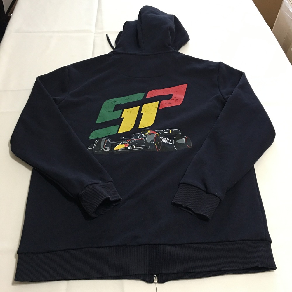 Castore Oracle Red Bull Racing Full Zip Hoodie Small Navy Blue SP11 Sergio Perez - Picture 6 of 8